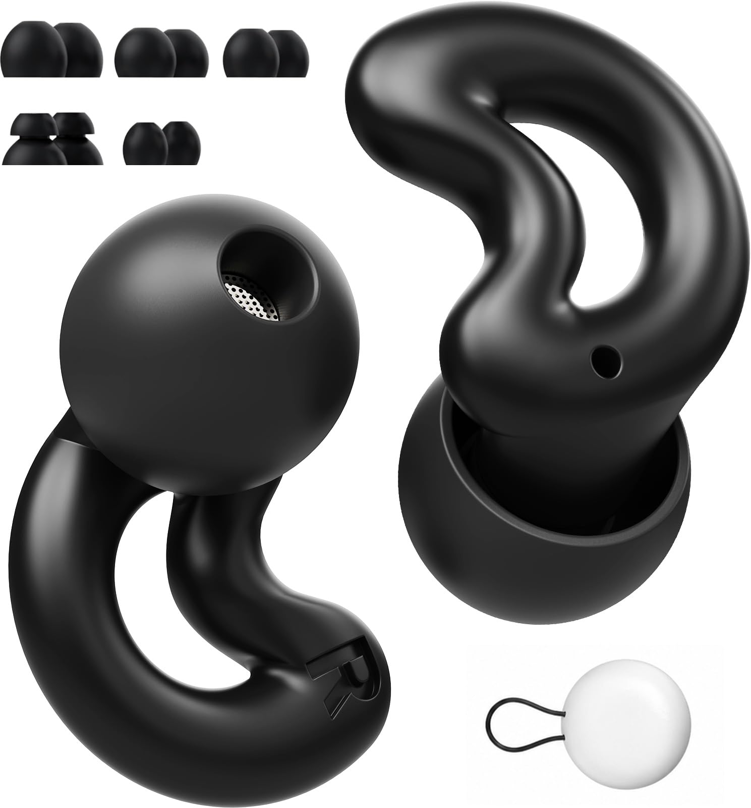 Negro Tapones para los oídos para con