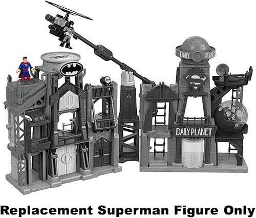 Miniatura 4 de Imaginext Figura de repuesto DHT62 - DC Superfriends Super Hero Flight City ~ Figura de Superman de repuesto