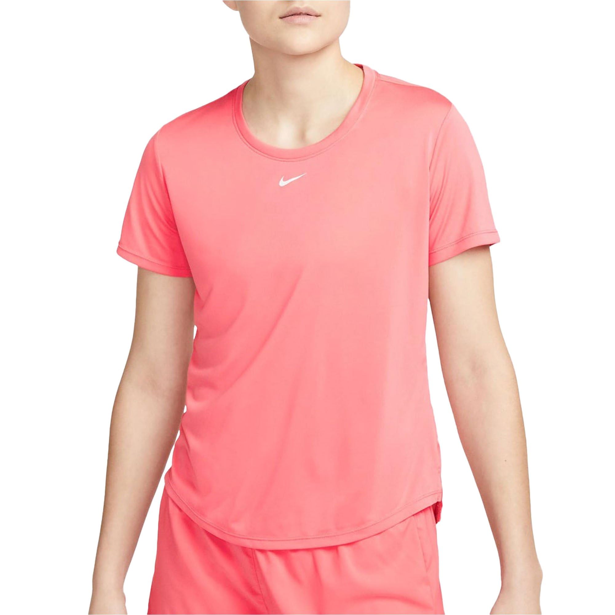 NIKE DD0638-894 W NK ONE DF SS STD TOP T-Shirt Women's Rose Size M