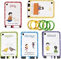 Vista 4 de Lachilly 220 tarjetas de palabras visuales, herramienta integral de aprendizaje de idiomas, 5 niveles de palabras de alta frecuencia, ideal