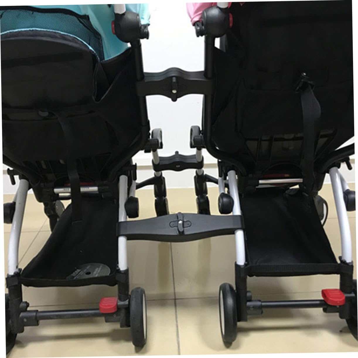 SOIMISS 3 piezas Conectores Ajustables para Cochecito Doble Accesorio para Sillas de Paseo Gemelos Material PP Resistente y Ligero Fácil Uso para Padres y Cuidadores