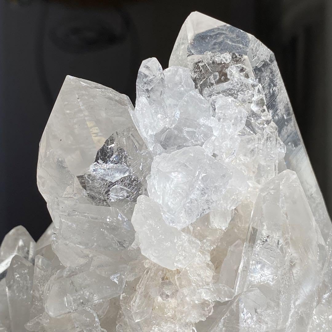 Amazon.co.jp: ブラジル ミナスジェライス州 水晶 原石クラスター 約