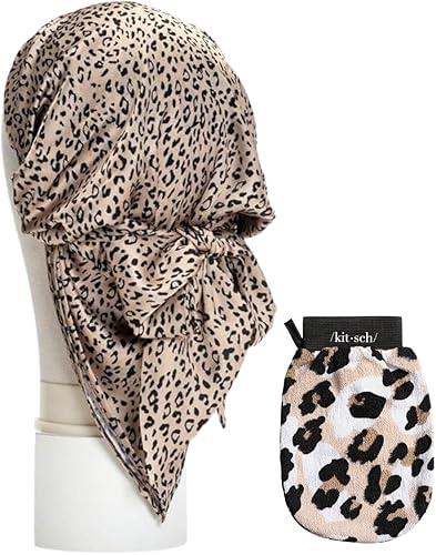 Kitsch Bandana para el cabello y exfoliante corporal Scrubber Bundle con descuento
