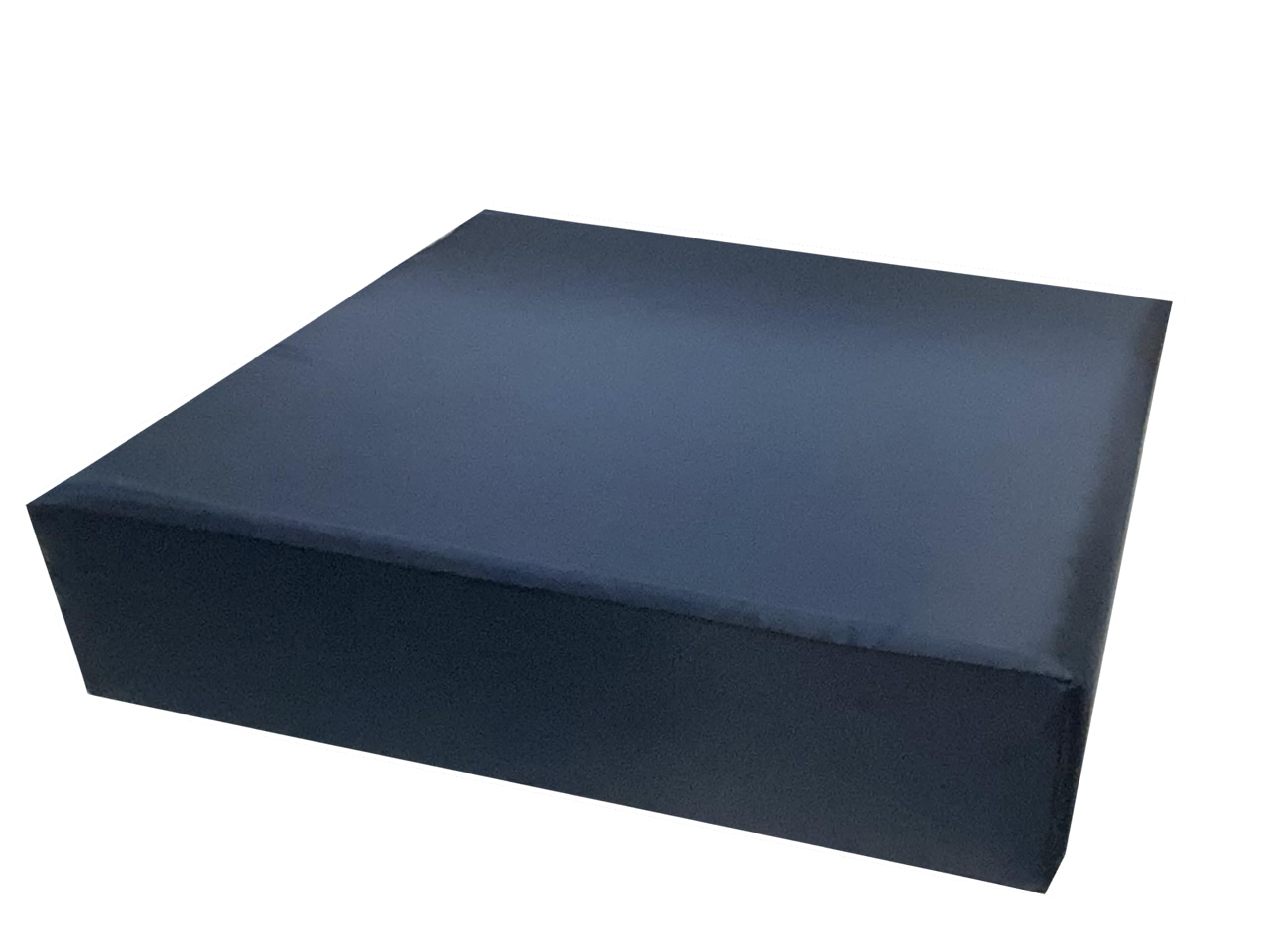 Cuscino antidecubito quadrato per sedia a rotelle - Ortopedico per coccige e zona lombare con rivestimento impermeabile e traspirante, imbottitura in schiuma HR Comfort.
