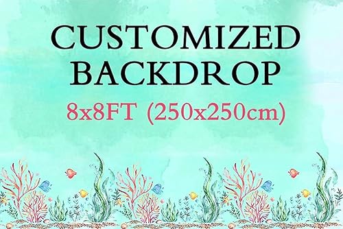 Miniatura 9 de DASHAN Telón de fondo personalizado de 10 x 8 pies, material de poliéster, fondo personalizado para fotografía, cumpleaños, niños, adultos, fiesta,