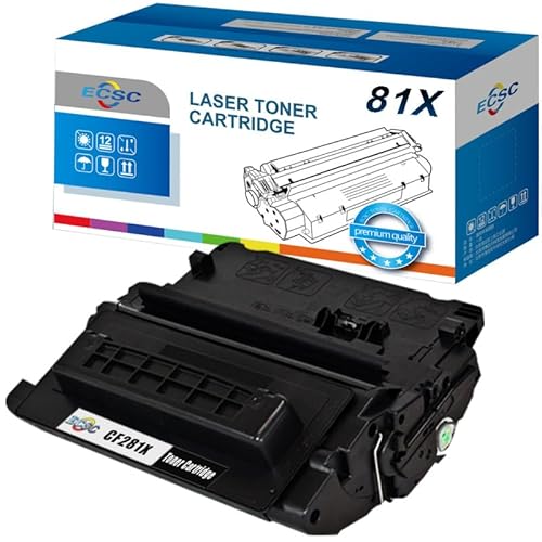 ECSC Toner Cartridge CF281X / 81X For Printer, Compatible With HP LaserJet Enterprise M605dn M605n M605x M606dn M606x MFP M630dn MFP M630f MFP M630h Flow MFP M630z (Black, 1-Pack)