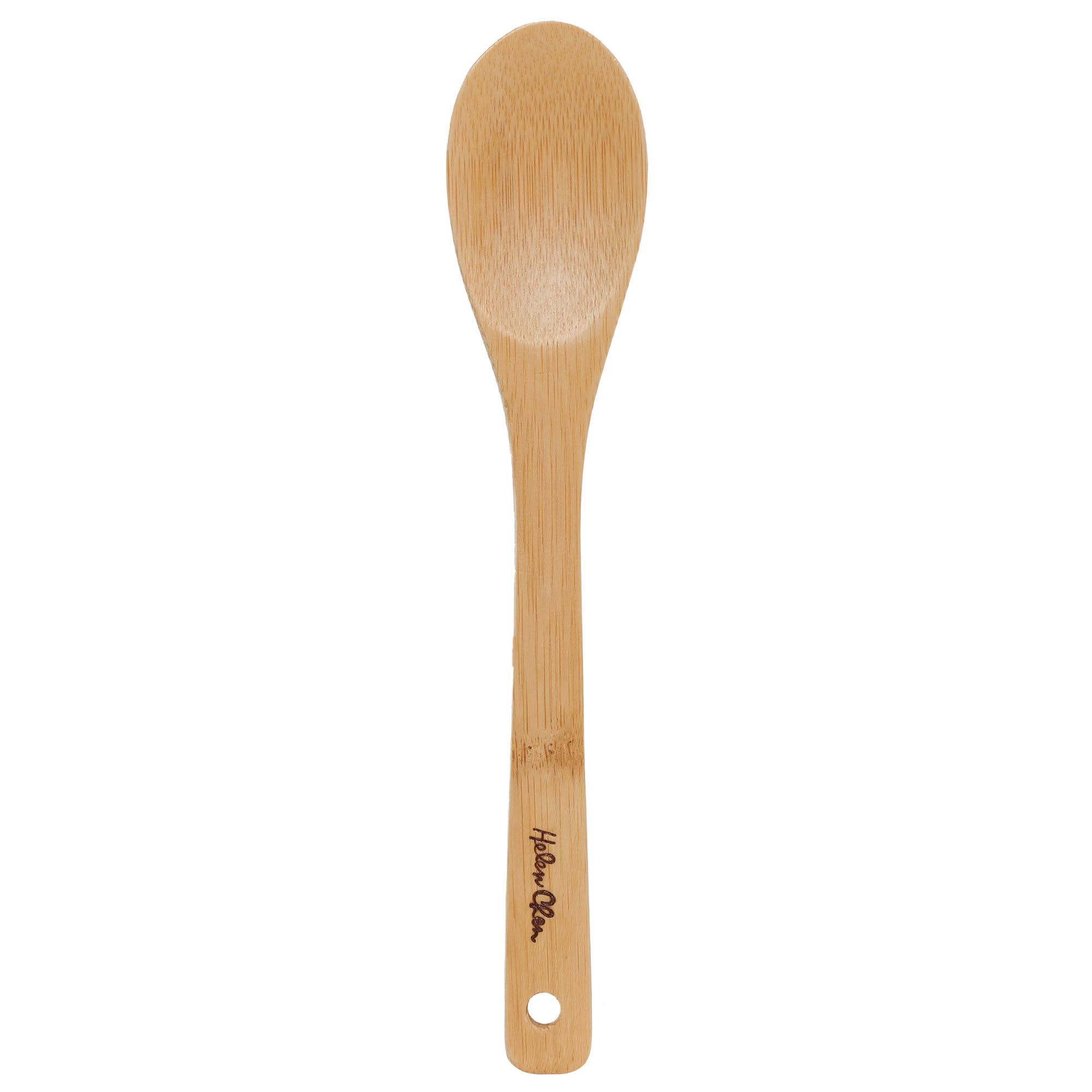 Helen's Asian Kitchen 97053 Utensilio de cocina cuchara de cocina, 10 pulgadas, bambú natural