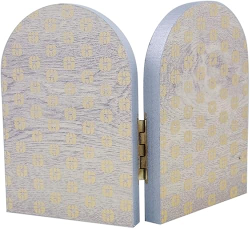 Miniatura 5 de Needzo - Placa decorativa de madera para bautizo de bebé de 4 5/8 pulgadas