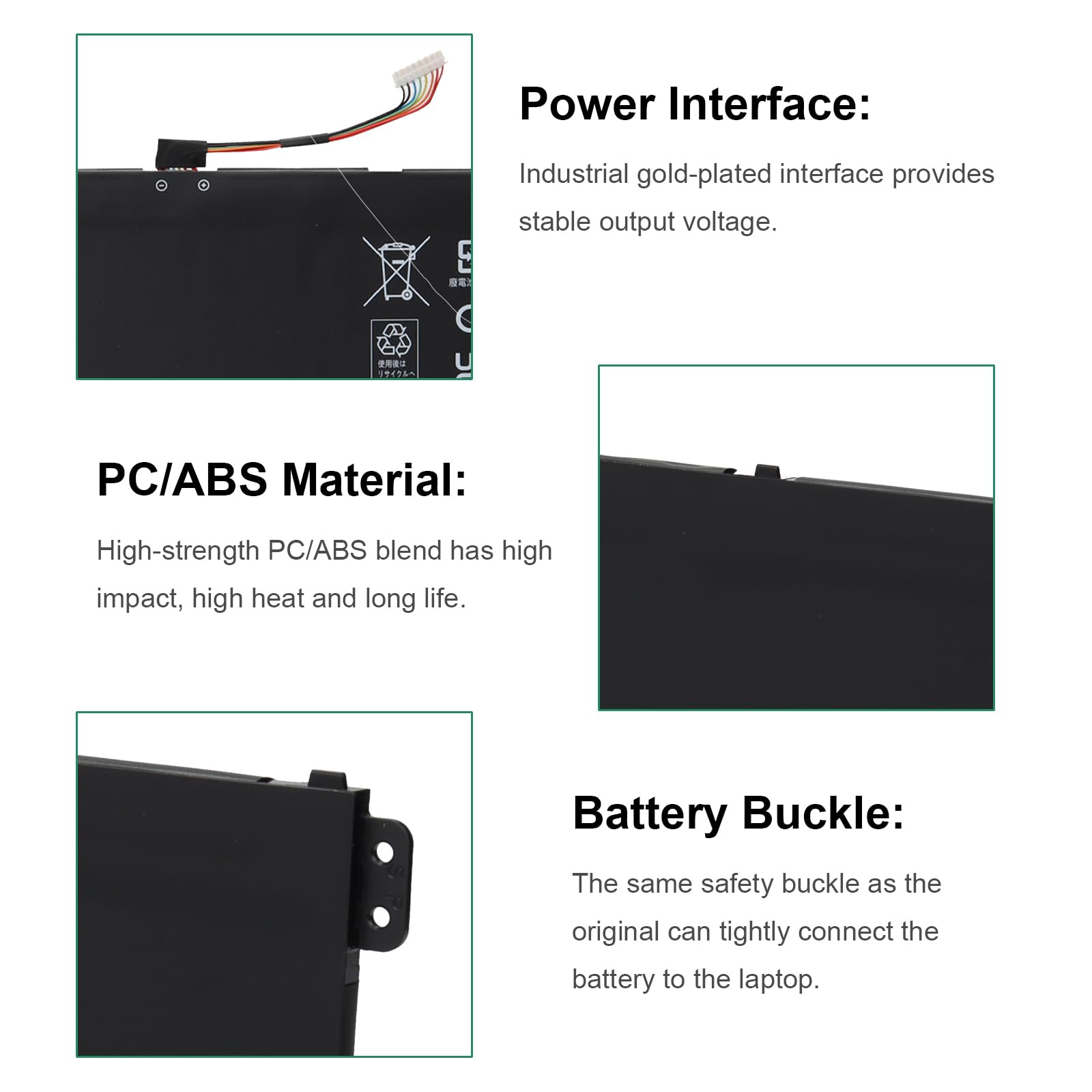 AP18C8K Batterie pour Acer Aspire 5 A514-54 A514-54G A715-42G, Swift 3 SF314-42 SF314-57 SF314-57G SF314-58 SF314-58G SF314-59, Chromebook 314 C933 315 CB315-3H CB315-3HT 11.25V