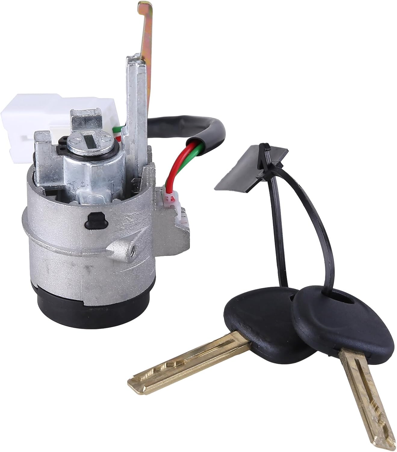 81900-1GF20 Ignition Lock Cylinder with 2 Keys Compatible for 2010 2011 Kia Rio Rio5 Car Ignition Switch Lock Cylinder, Left Driver Side Door Lock Cylinder 819001GF20