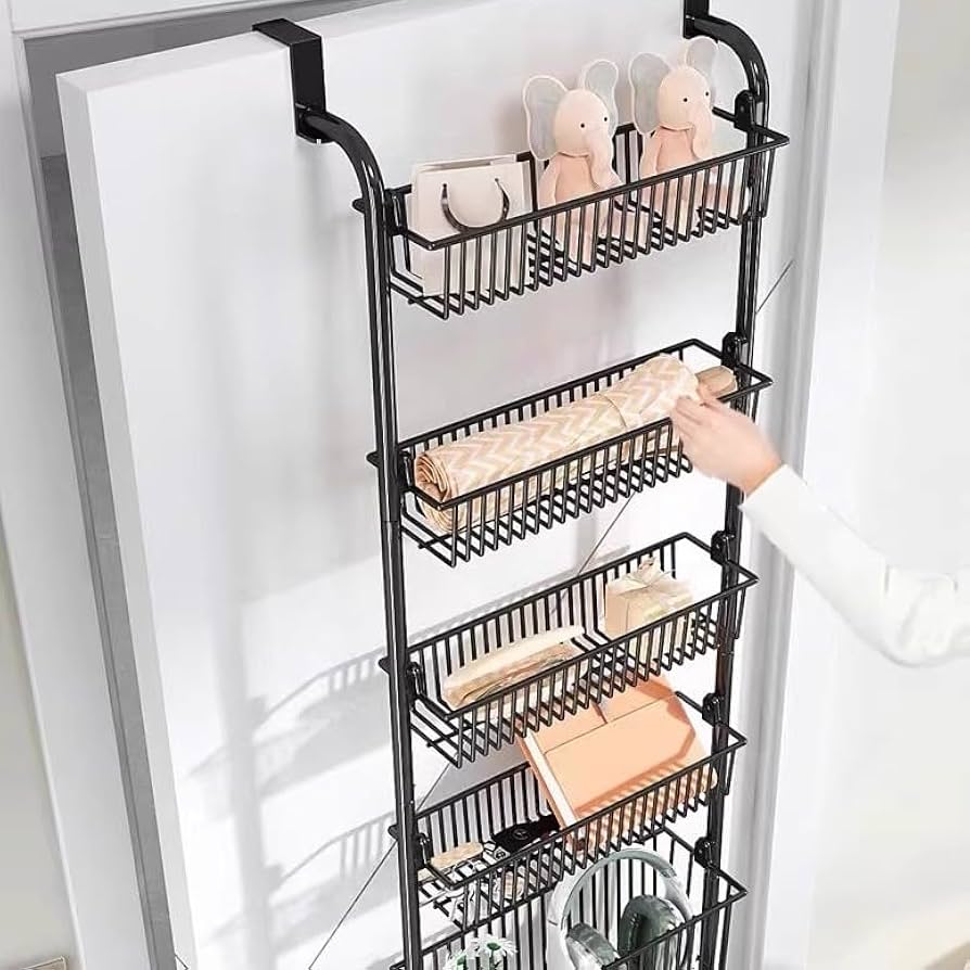 Amazon｜ウォールポケット ドア掛け 収納ラック 吊り下げ収納