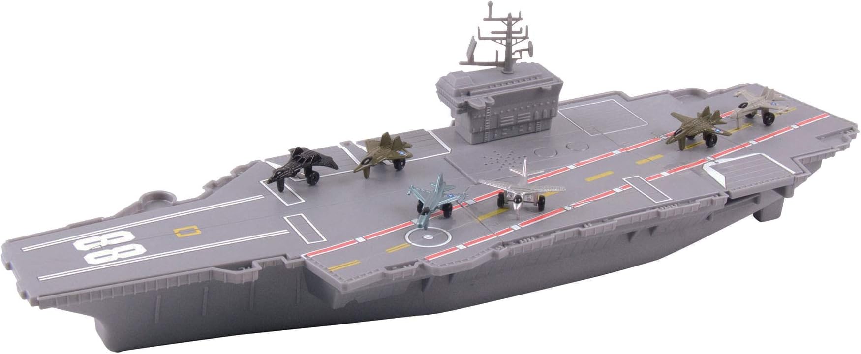 18" Aircraft Carrier Playset with Realistic Sounds