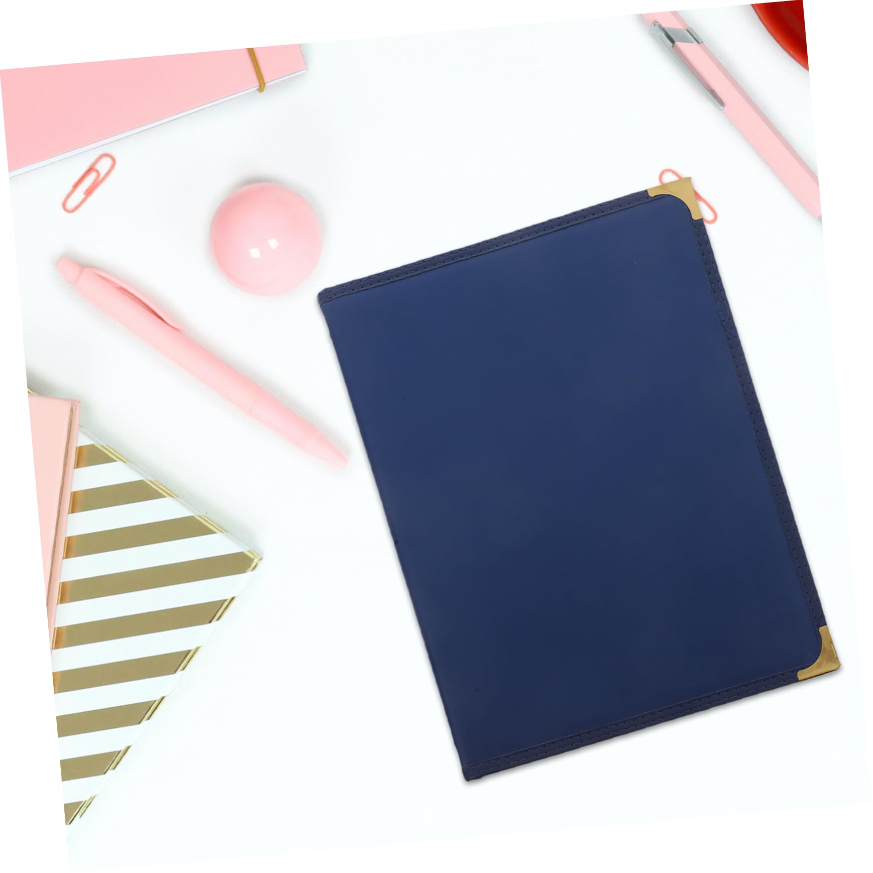 Ciieeo 2piezas Menú Protector De Menú Para Restaurante y Cafetería Fundas De Piel Sintética Transparente Portamenús Para Páginas Archivos Para De Bar y De Comida