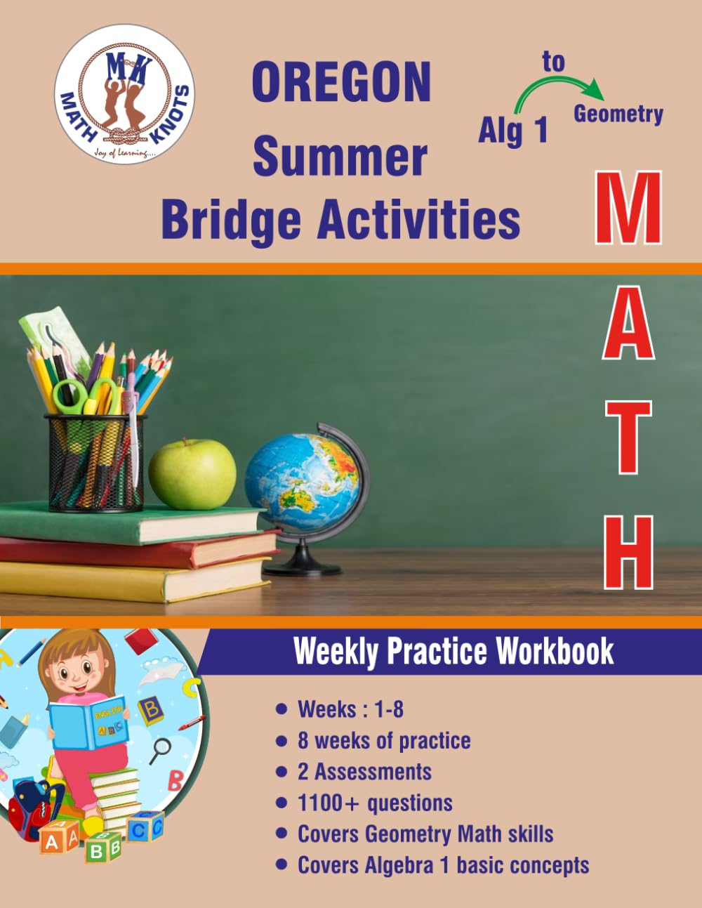 Algebra 1 to Geometry : OREGON Summer Math Bridge Activities