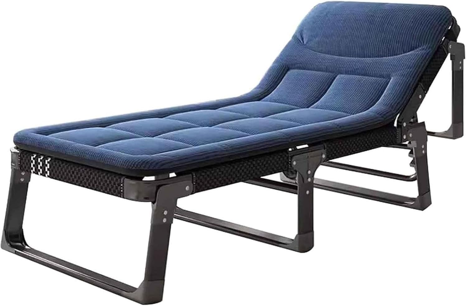 LOVEHOUGES Camping Cot with Mattress for Adults, Adjustable