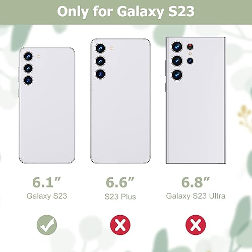 Miniatura 5 de zelaxy Funda compatible con Samsung Galaxy S23, patrones de jardín de flores, TPU suave y flexible, a prueba de golpes, funda protectora floral para