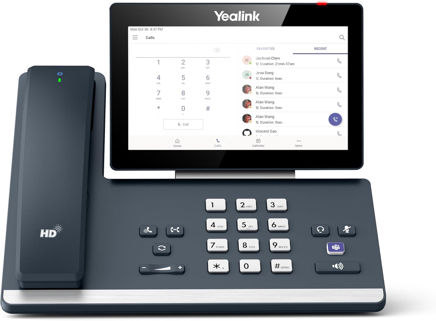 Yealink MP58-WH-TEAMS-E2 – PoE – Android 13 OS – 7 inch (1024 x 600) capacitive Touch Screen – Power Adapter NOT Included