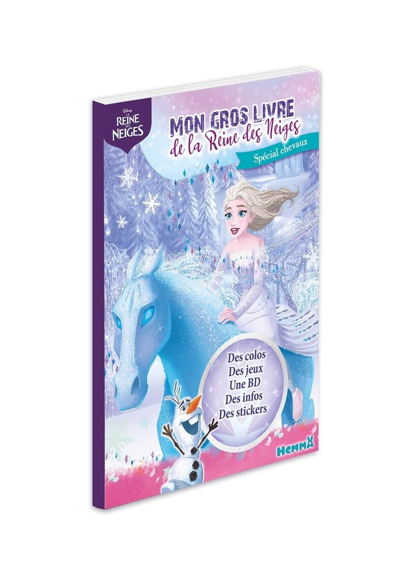Disney La Reine des Neiges - Mon gros livre collector avec coloriages et stickers