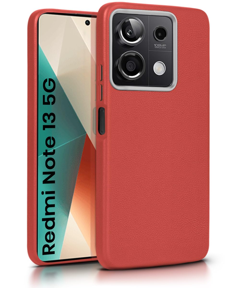 WOW IMAGINE Back Cover for Xiaomi Mi Redmi Note 13 5G | Ultra Slim Flexible Non-Slip Grip | Inner Fabric | Metal Camera Ring & Lightweight Soft Silicone Mobile Case – Crimson Red WOW IMAGINE Back Cover for Xiaomi Mi Redmi Note 13 5G | Ultra Slim Flexible Non-Slip Grip | Inner Fabric | Metal Camera Ring & Lightweight Soft Silicone Mobile Case – Crimson Red