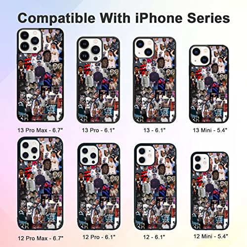 Mmyajt Cool Rapper Never Broke Again Phone Case Compatible With Iphone 14 13 12 11 Plus Pro Max Mini Xr Xs Max, Youngboy Phone Case Shockproof Fashion Design Phone Cover Gift For Boy Girl Men Women #TOP2