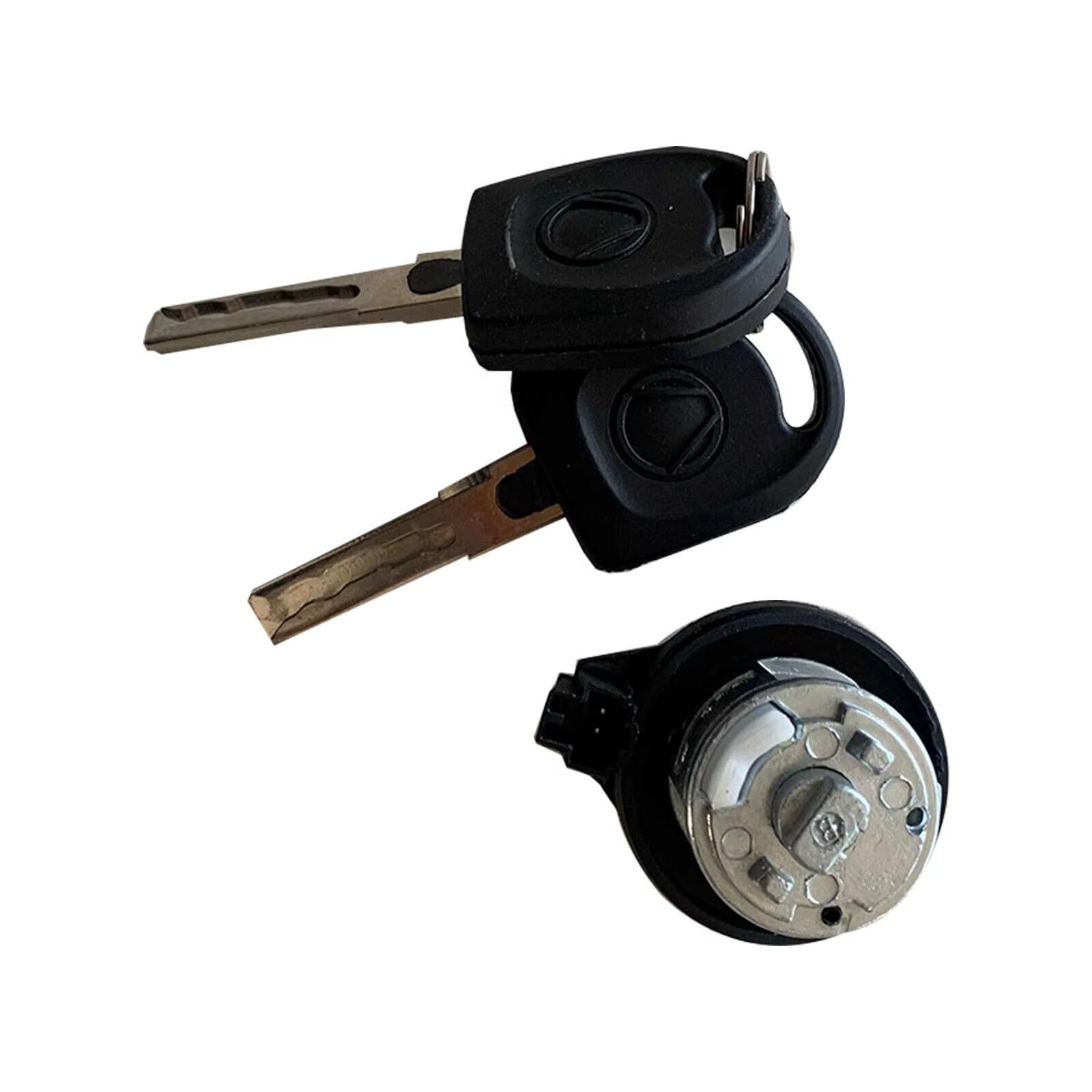 Cilindro De Barril De Bloqueo Interruptor Encendido De Dirección Con Llave Compatible Con A4 2001-2008 Para R8 2007-2015 107905855CF, 107905855CD