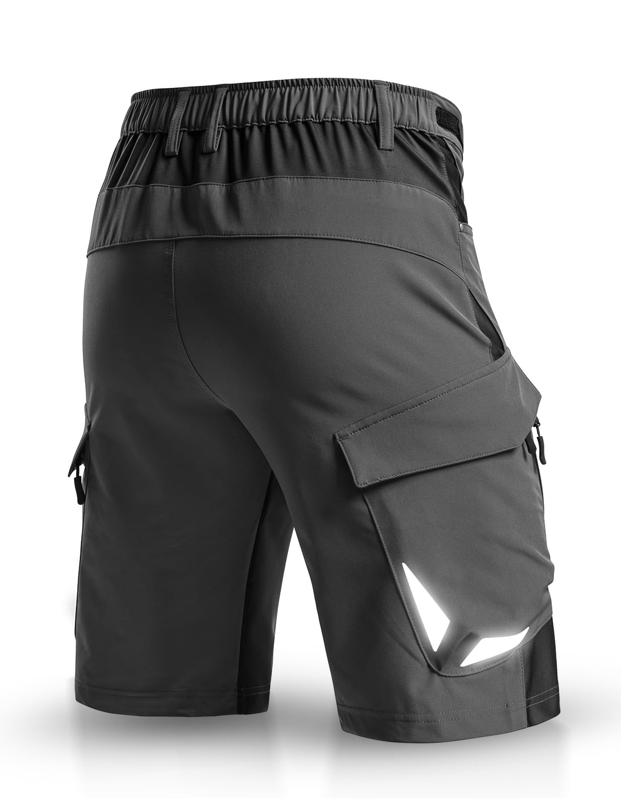 Wespornow Shorts Cargo Hommes 6 Poches Pantalons Travail VTT Stretch Randonnée Estivale