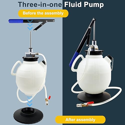 Miniatura 2 de JoyFans Bomba de fluido de transmisión manual de 7.5 litros, kit dispensador de sistema de llenado de llenado ATF, herramienta de llenado de cambio