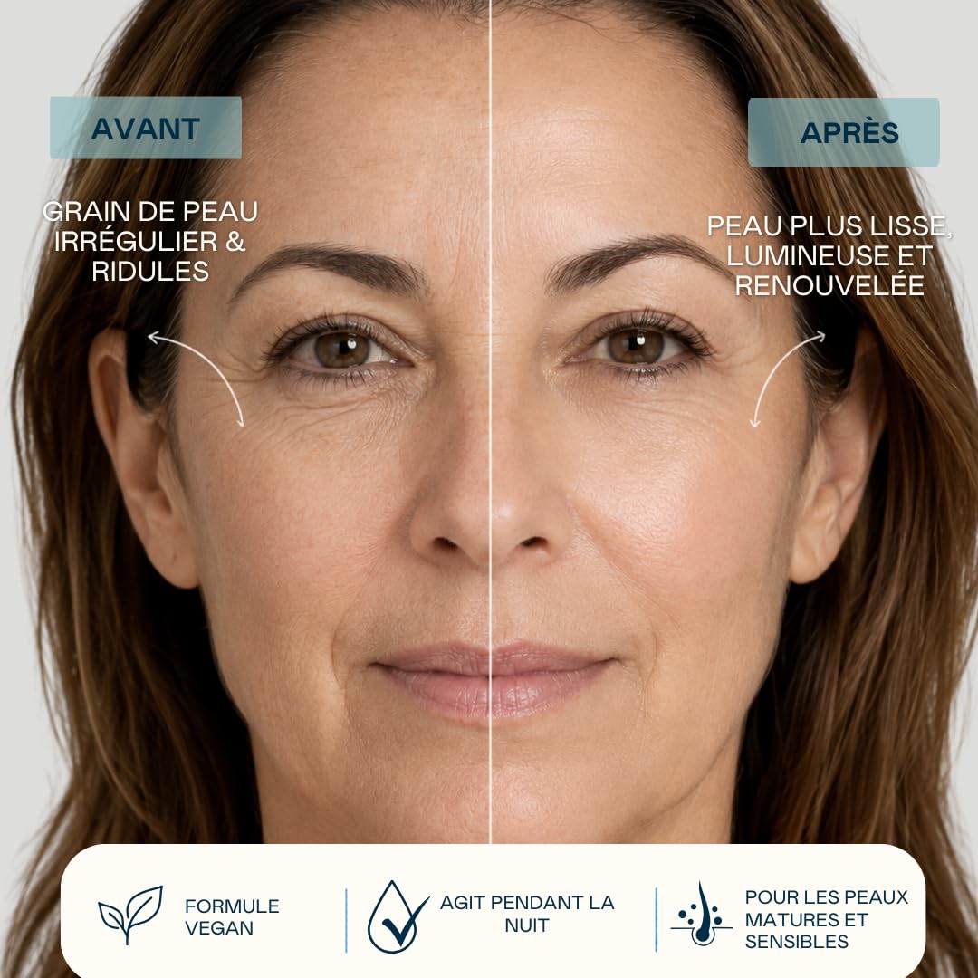 VALQUER Crème De Nuit Anti-Âge Au Rétinal 0,1% Vitamin A-Sleep | 30 ml