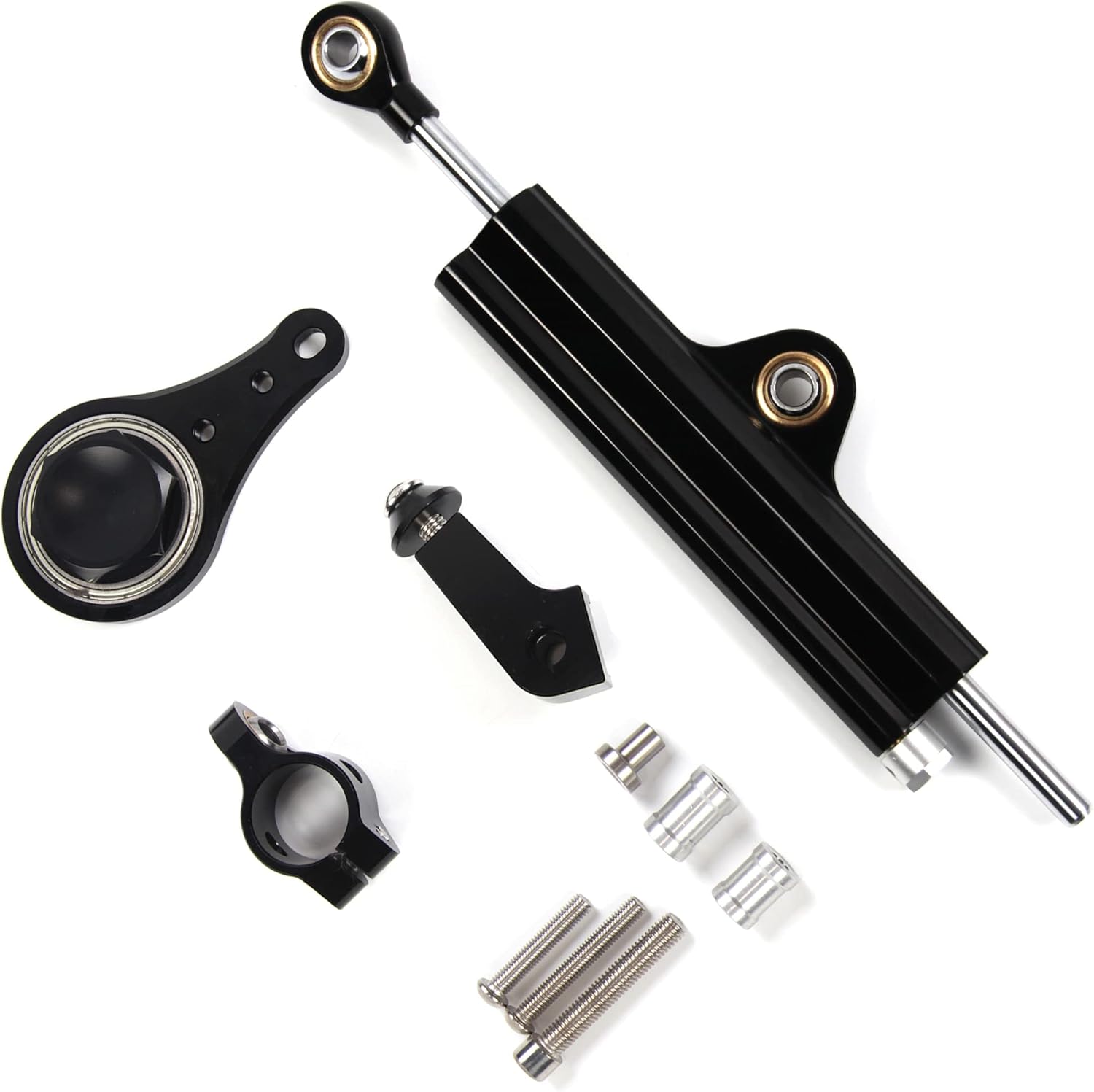 Arashi Steering Damper Stabilizers w/Bracket for Kawasaki