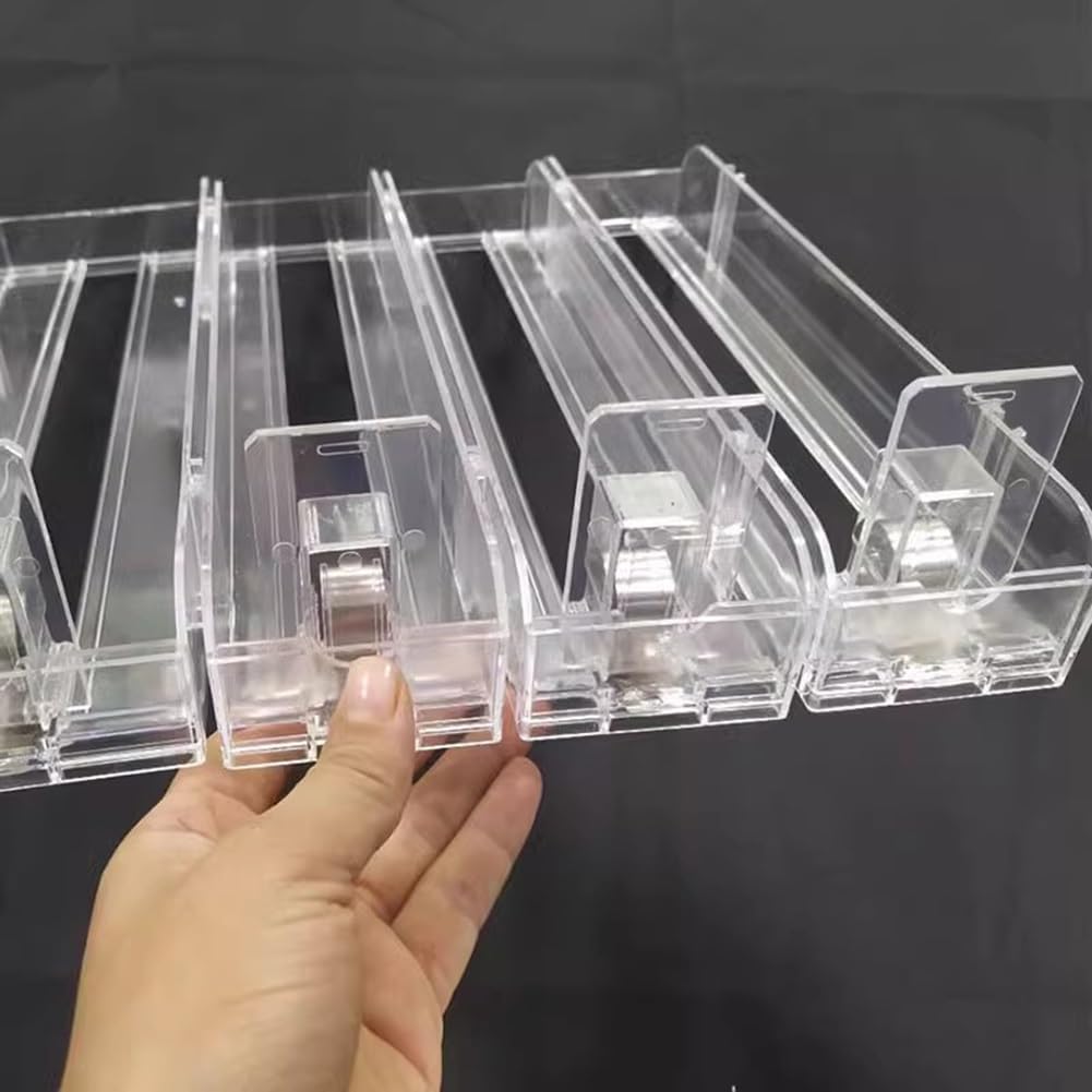 Empujador automático de estantes con resorte para mantener el tabaco siempre al frente