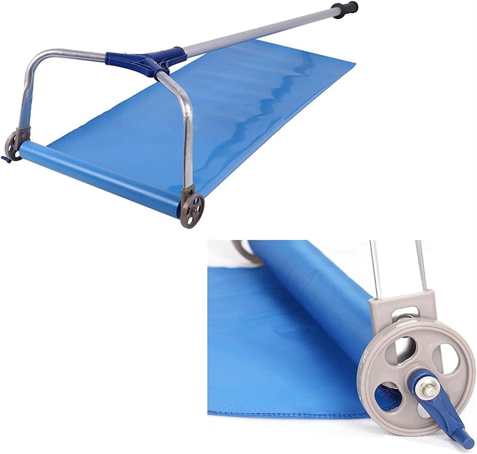 JOCHEN Grattoir à Neige télescopique Portable de 4,5 m de Long en Tissu Oxford avec Poteau en Aluminium pour enlever la Neige sur Le Toit
