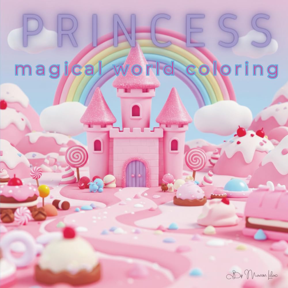 Princess Magical World Coloring Book