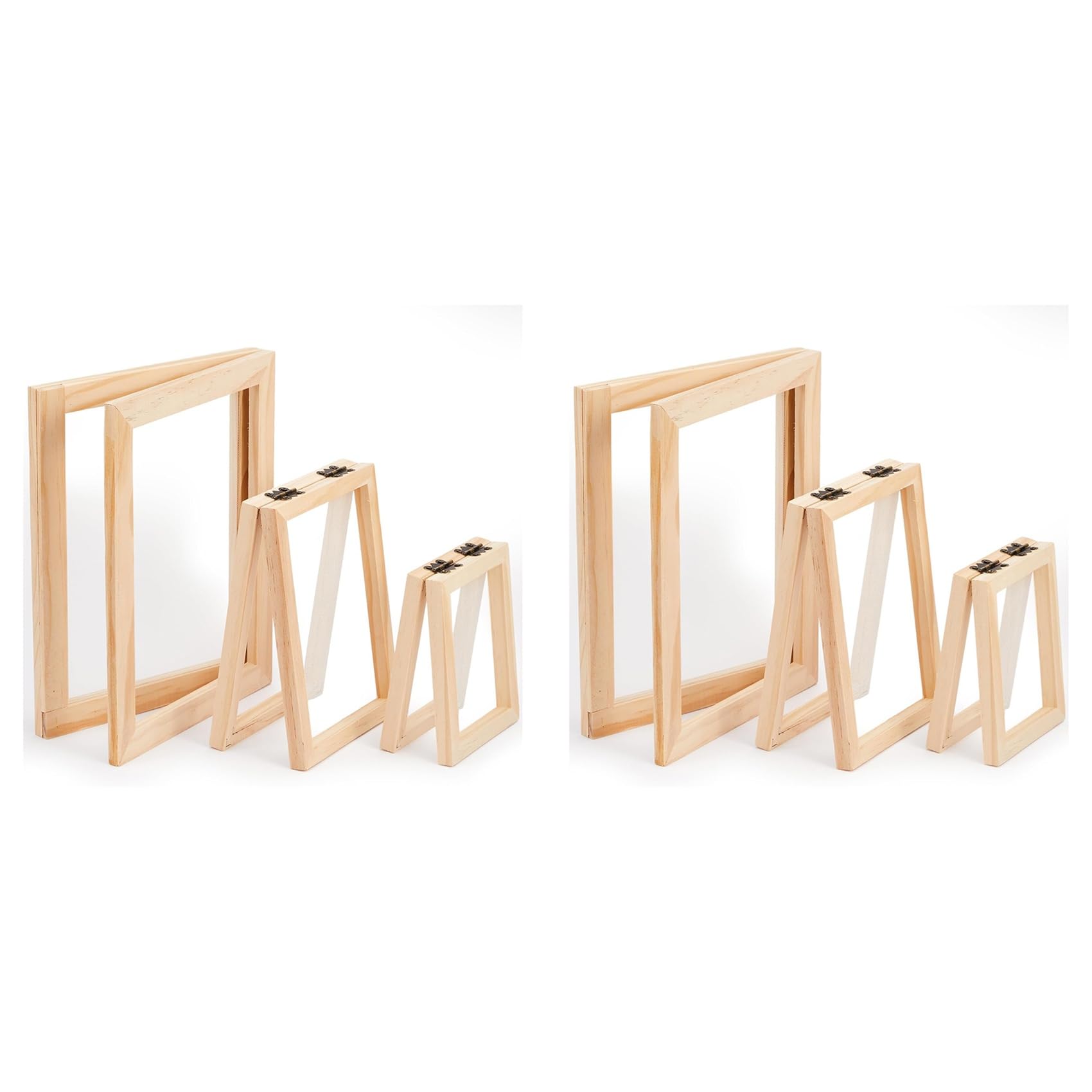 Cadre de fabrication de papier en bois : créez vos cartes de vœux fleuries en A5