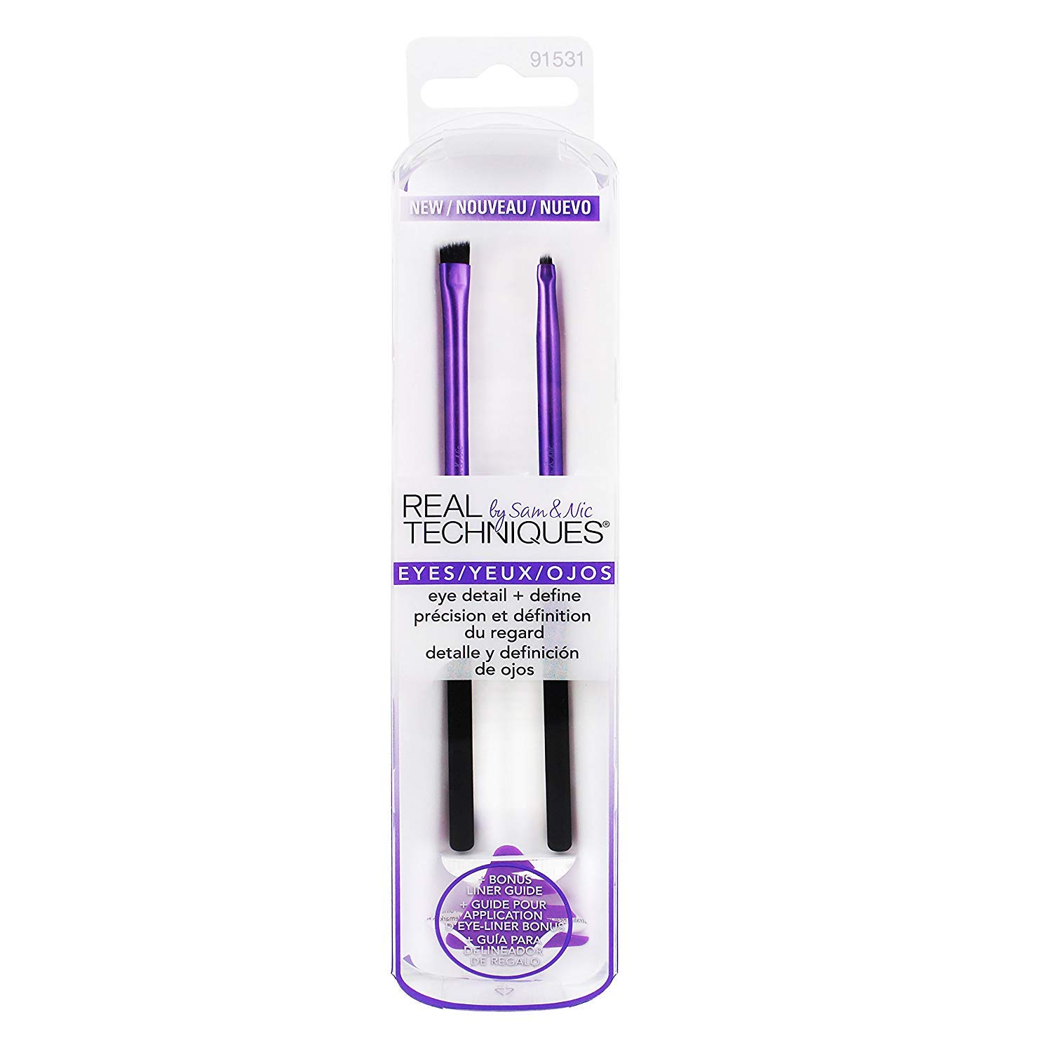 Real Techniques Eye Detail and Define Eye Shadow Makeup Brush Duo