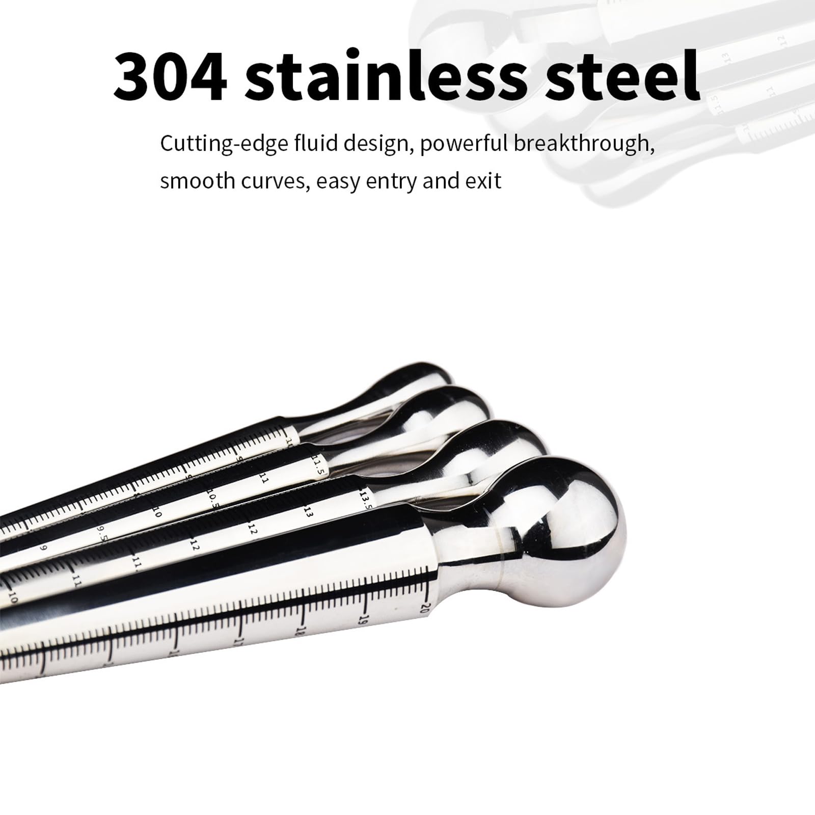 Edelstahl Harnröhren Dilatatoren Metall Penis Plug Urethral Dilator Katheter Harnröhrensonden Harnröhren Stimulation Penis Masturbation Massage Prinzenzepter Sexspielzeug für Männer(S+M+L+XL)