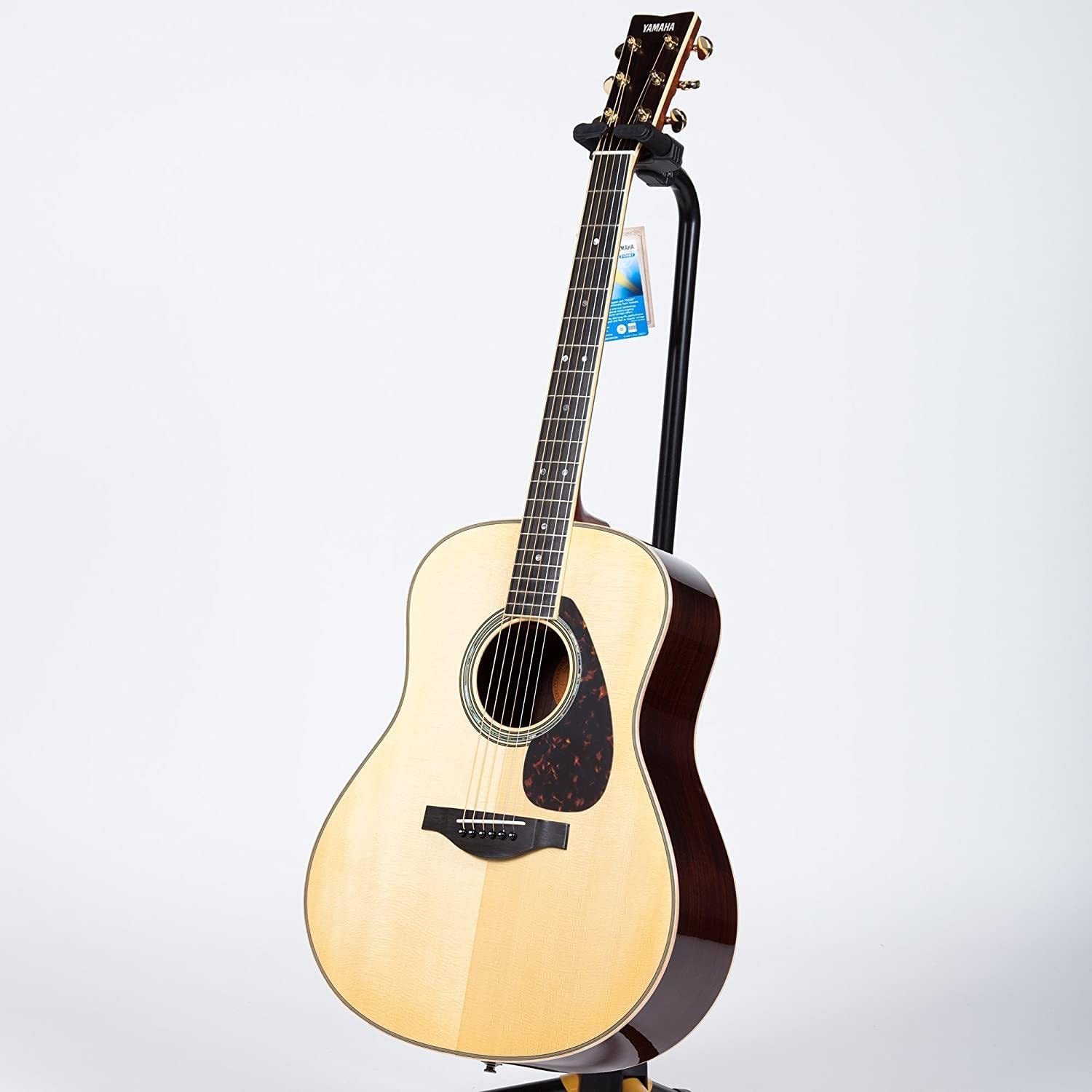 Yamaha serie L LL16 Dreadnought Guitarra Acústica con funda Natural