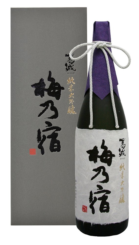 葛城（かつらぎ）　梅乃宿　純米大吟醸　1800ml ※梅乃宿酒造株式会社会社 梅乃宿 葛城 純米大吟醸 1800ml | 梅乃宿酒造公式オンラインショップ