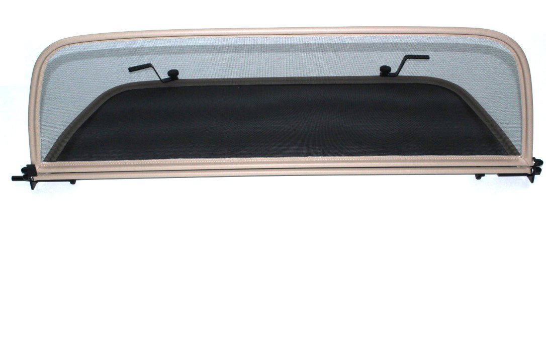 Deflector de Viento para Audi A5 Descapotable (2009 en adelante) - Plegable - con Cierre Rápido - Beige | Deflector de Viento | Deflector de Aire | Parabrisas para descapotable