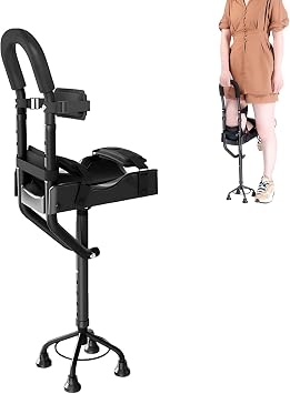 Hands Free Knee Walker Crutches, Telescopic Design for Below Knee Use, Alternative to Traditional Crutches and Knee Scooters