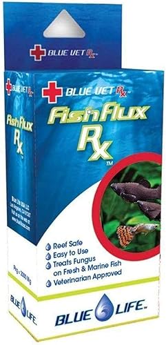 Blue Life Fish Flux Rx 4000mg Medicación antifúngica para peces ornamentales