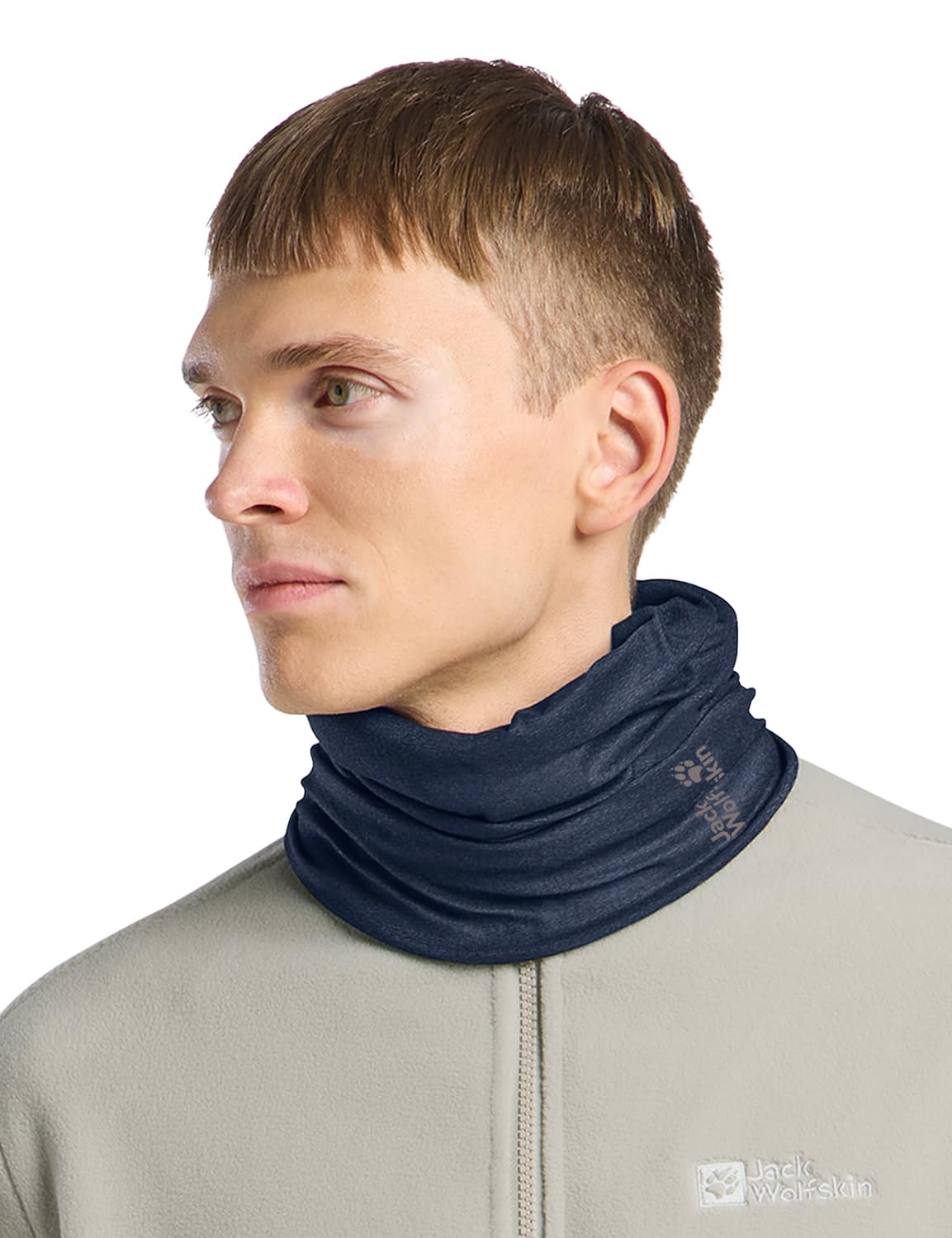 Jack Wolfskin Podstawowy Pasek na szyję Legginsy Niebieski, Jeden rozmiar Unisex Dorosły, niebieski okupro, rozmiar uniwersalny