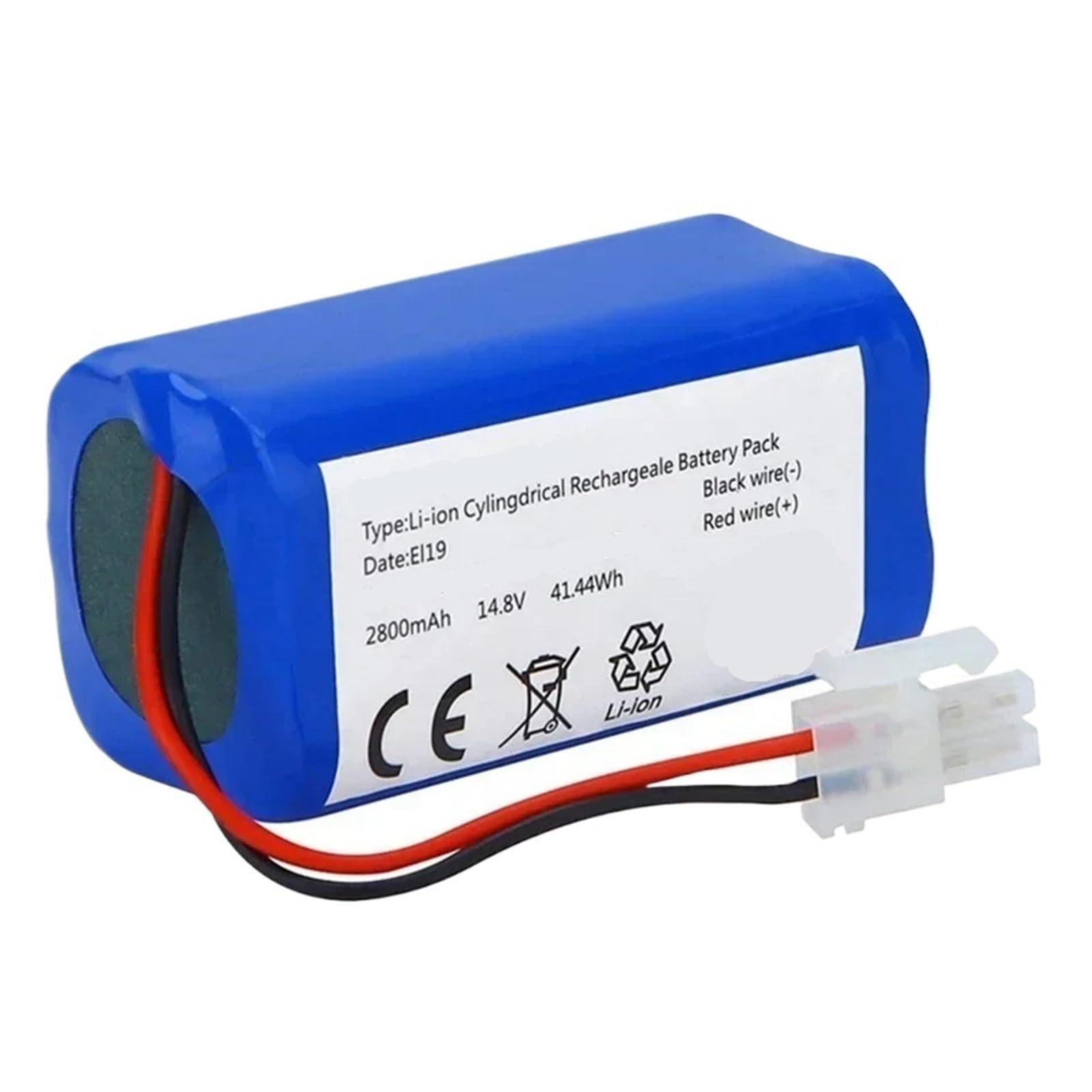 Batería ILIFE A4 A4s V7 de 14.8V y 2800mAh repuesto para robot aspirador V7s Plus