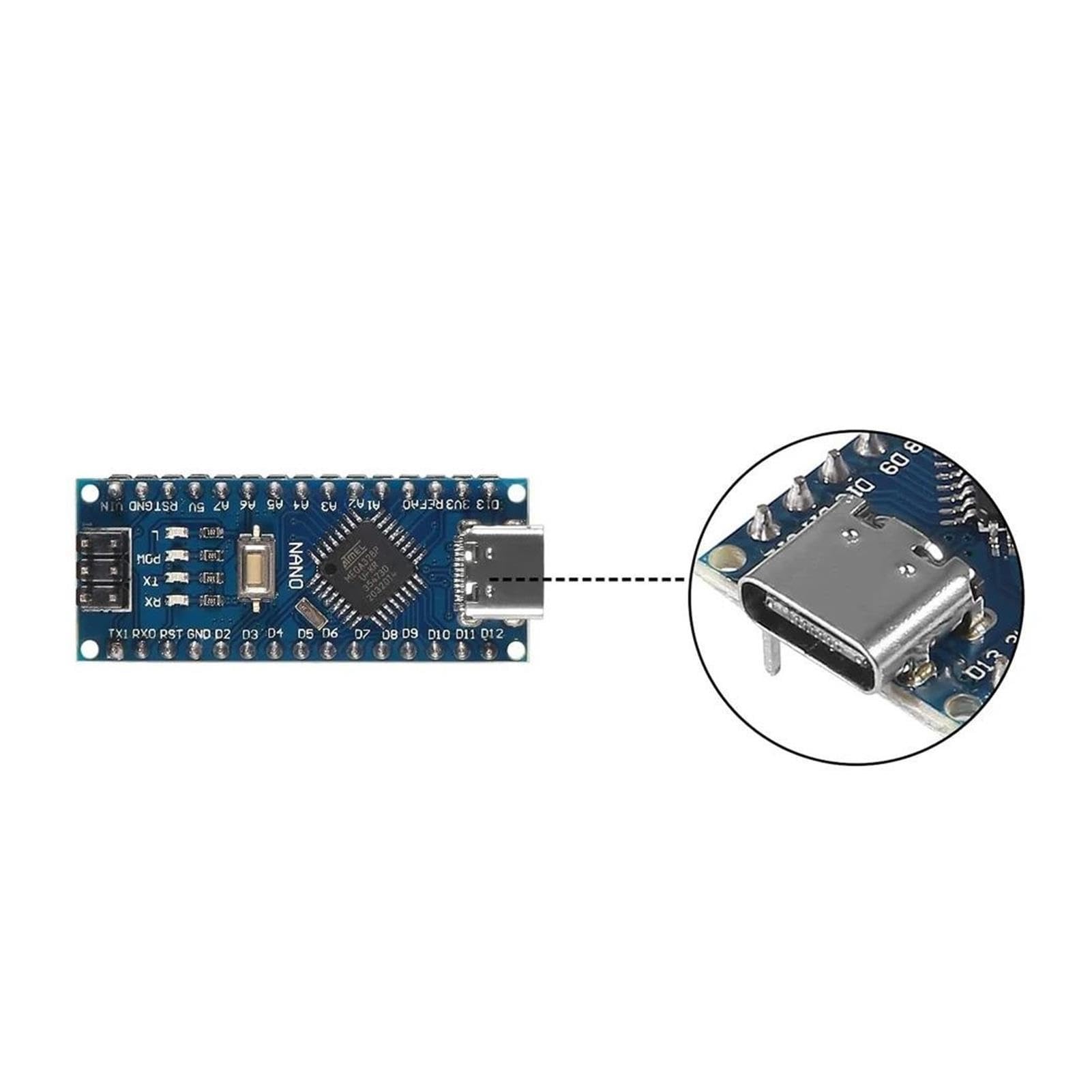 Nano 3.0 Mit dem Bootloader-kompatiblen Controller kompatibel for Arduino