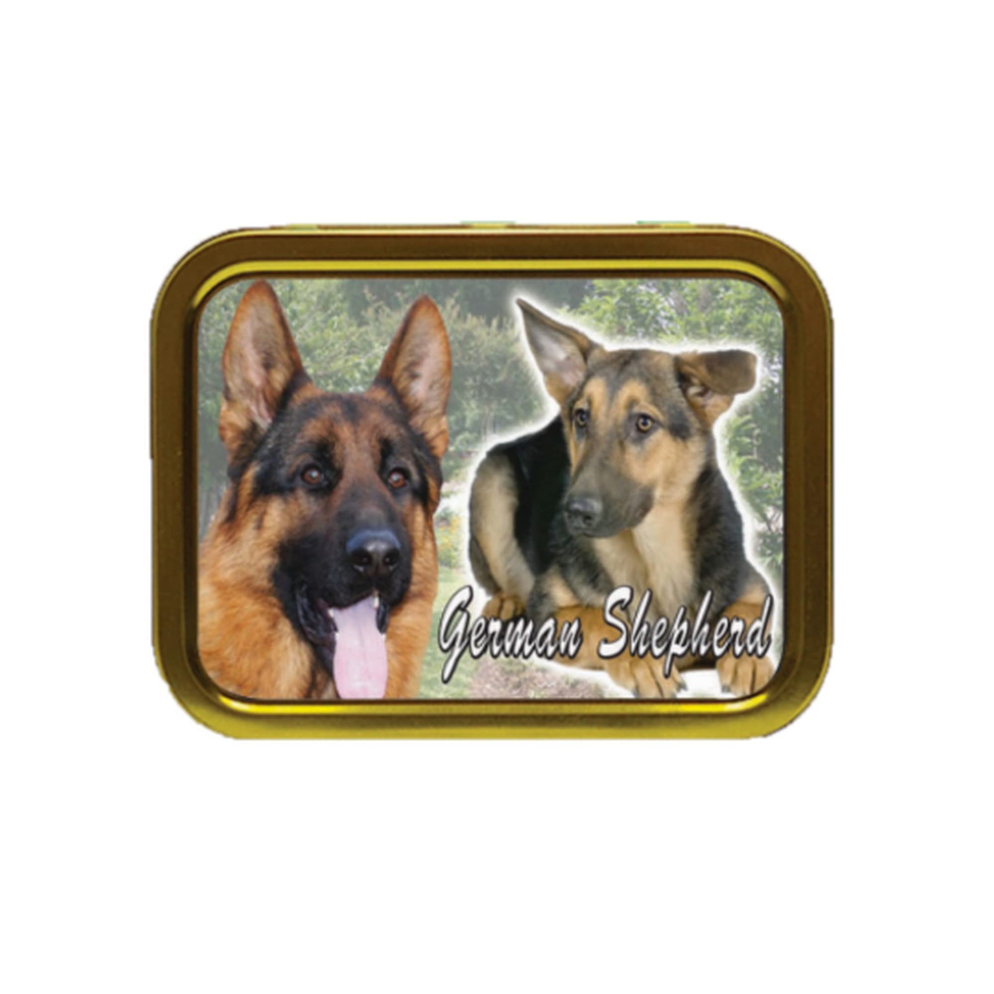 German Shepherd Alsatian Dog Breed Tobacco Storage Tin & Products