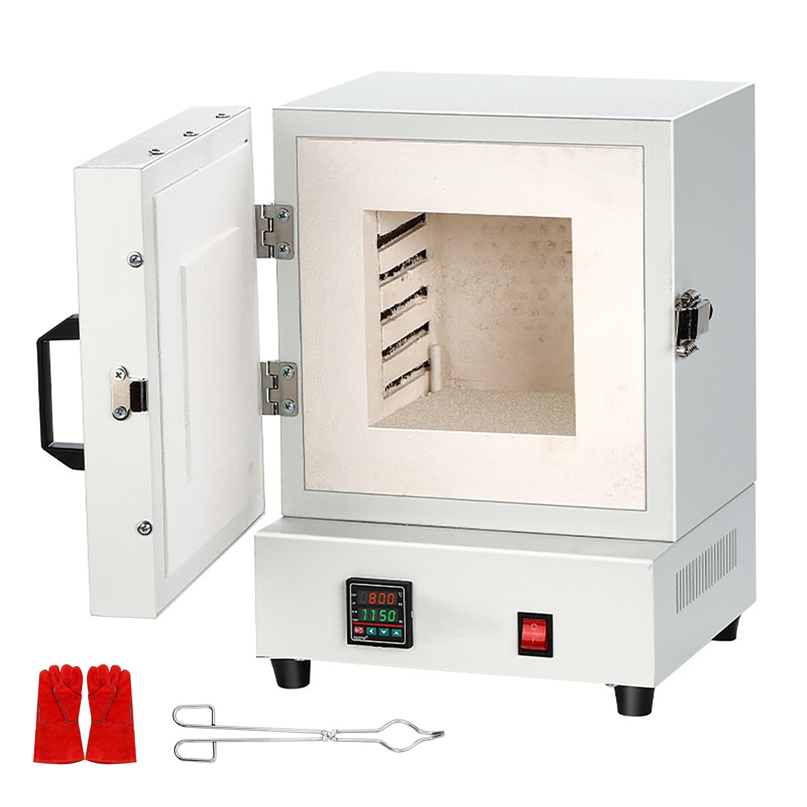 Four électrique 2000 W, Four à Moufle De Laboratoire, Four De Fusion De Métal 1150 ℃, pour Laboratoire, Fabrication De Bijoux(Size:220V,Color:Blanc)