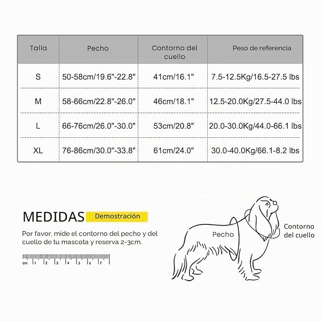 Foto 2 de 8 de Arnés de elevación para perros con asa para patas delanteras, correas ajustables para ancianos, lesiones