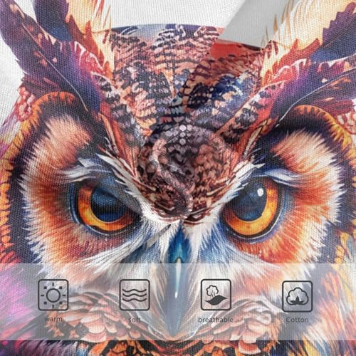 Owl Colorful Flowers Feathers Toddler Girls Underwear 2t Cotton Cute Panties Girl Fun Kids Undies Briefs3