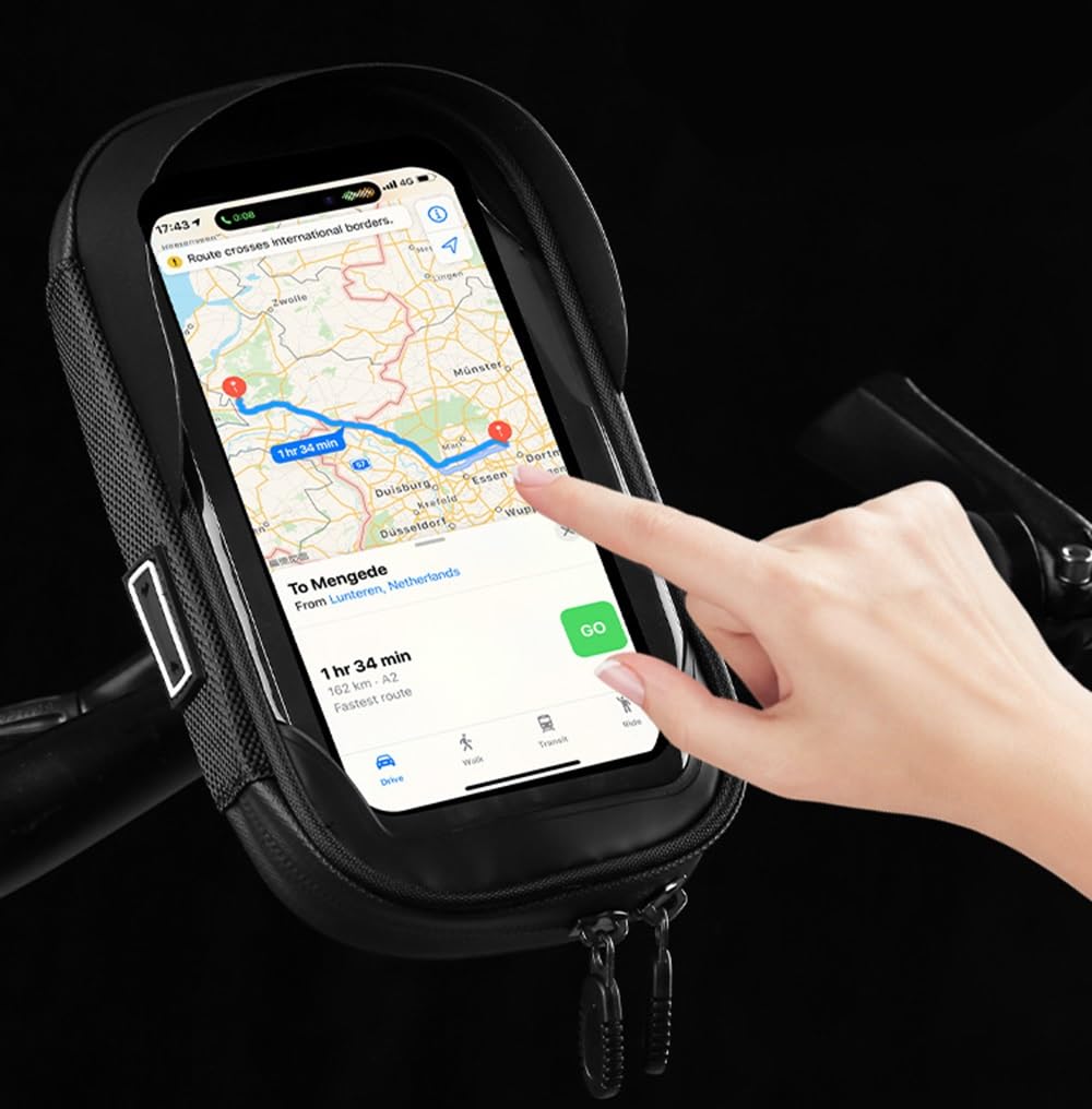 Amazon.co.jp: koundeneko 自転車 スマホホルダー レインカバー付き 
