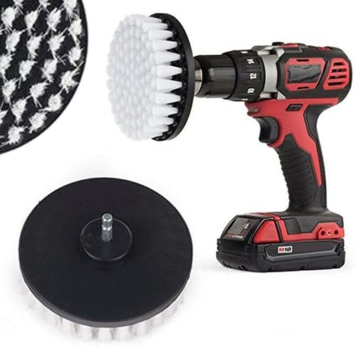 Miniatura 4 de Wixine 1 unids 5" blanco cepillo accesorio para limpieza de alfombras de cuero y tapicería kit