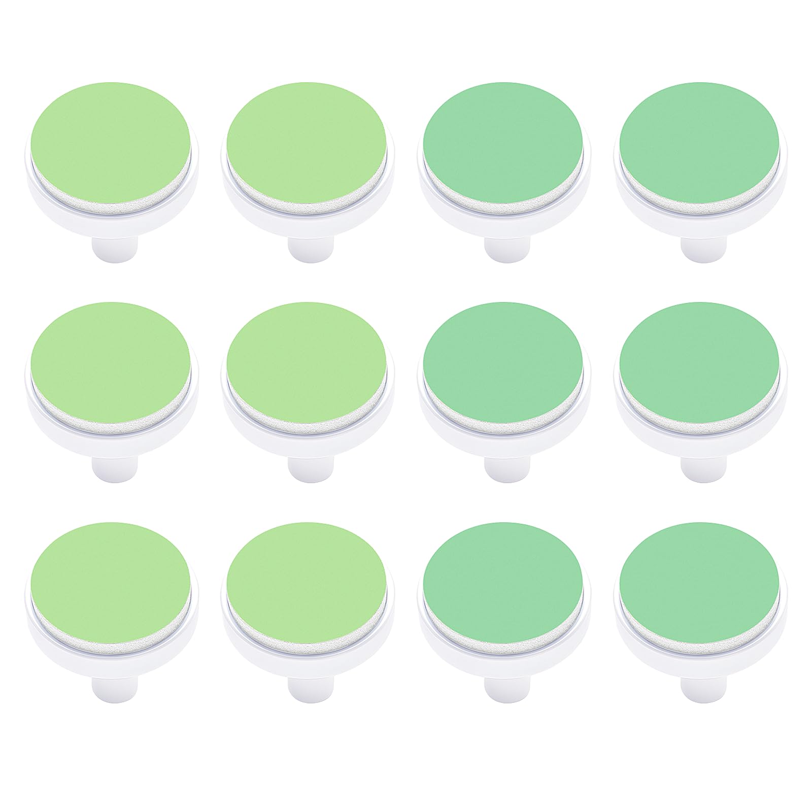 Replacement Pads Compatible with Momcozy Baby Nail File Electric, 12 Pieces Baby Nail Trimmer Pads Grinding Heads Suits to Babies (12+M) and Toddlers (6-12M)